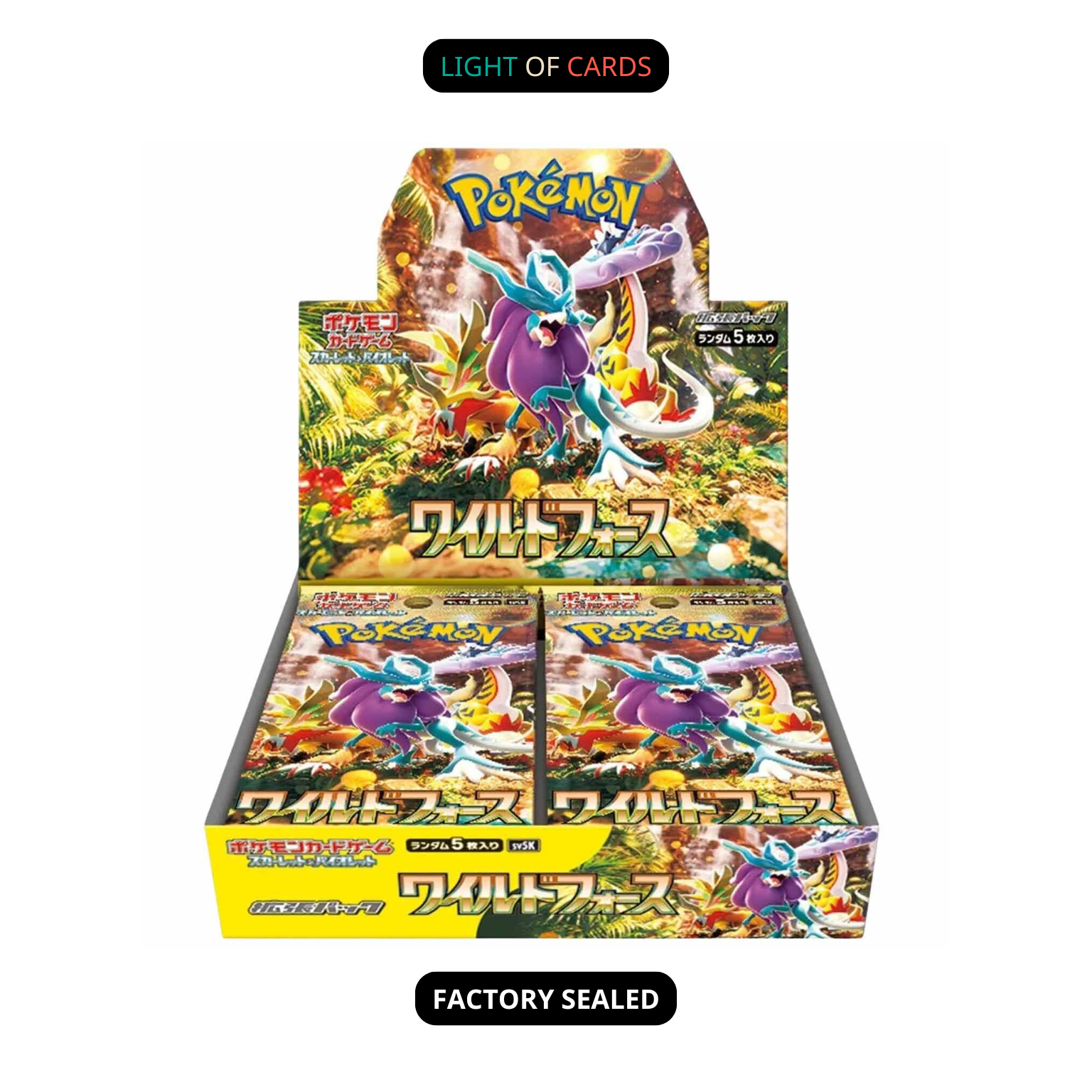 Pokémon TCG  - SV5K - Wild Force - Booster Box - JP