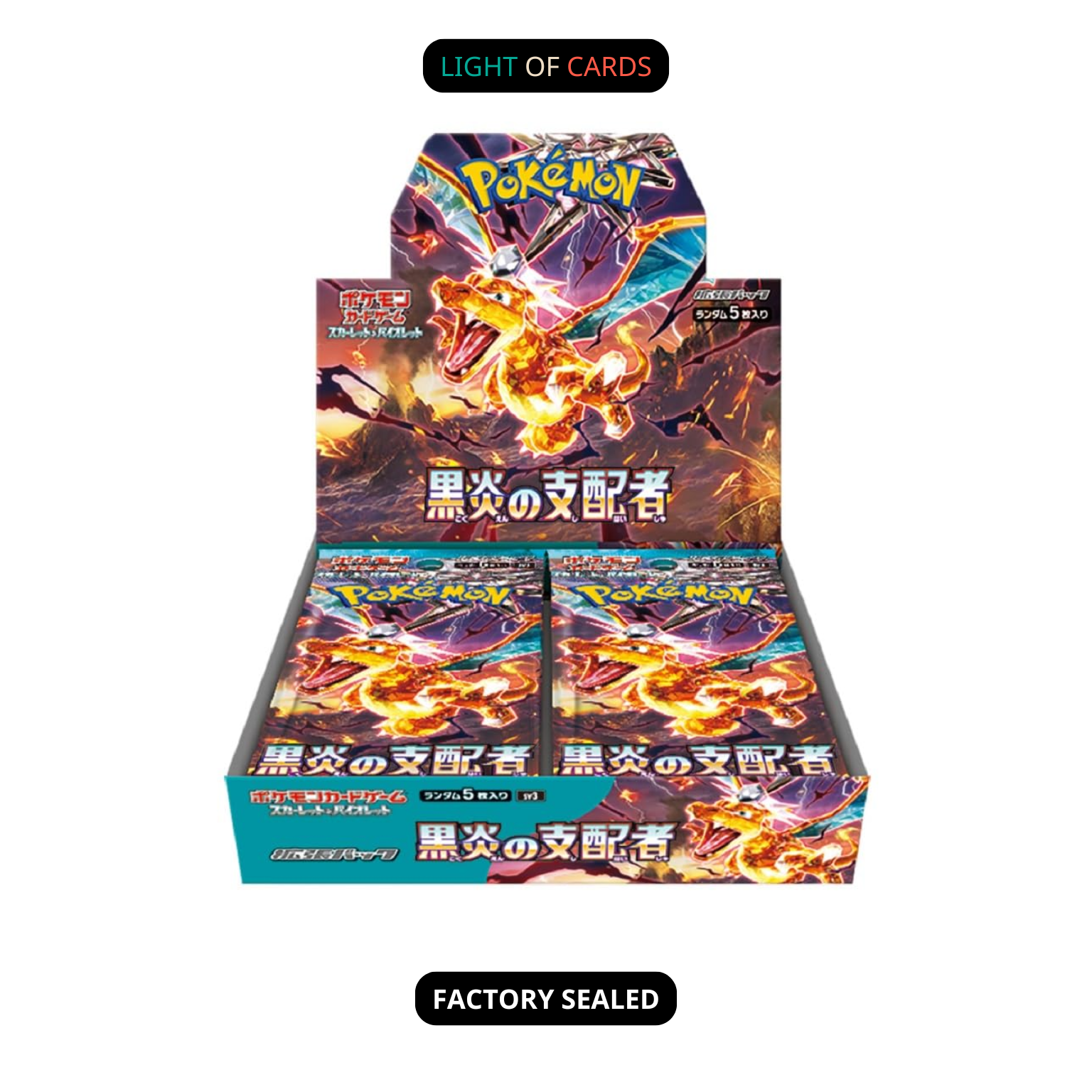 Pokémon TCG  - SV3 - Black Flames - Booster Box - JP