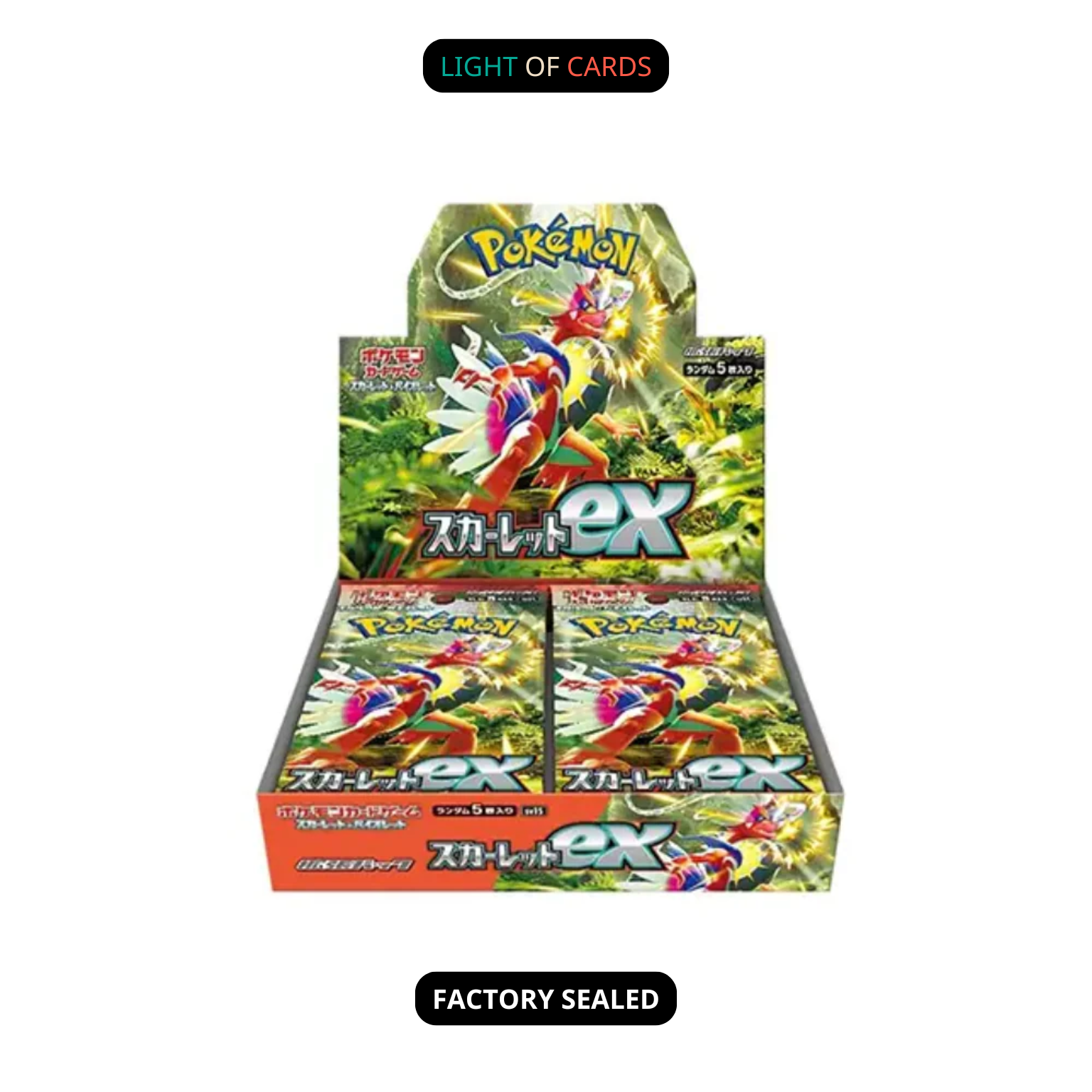 Pokémon TCG  - SV1s - Scarlet EX - Booster Box - JP