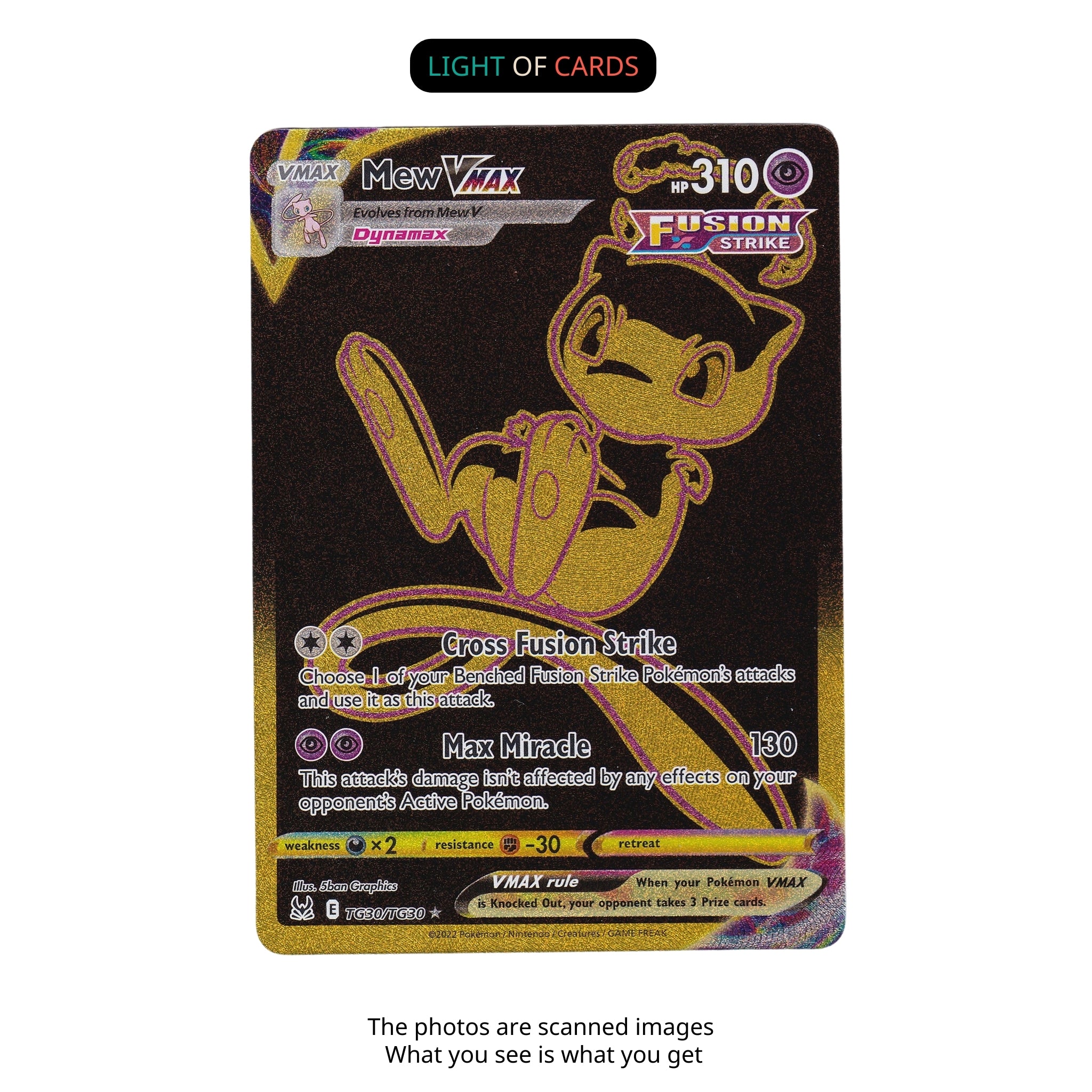 ultra rare mew card Pokémon TCG - Mew Vmax- TG30/TG30 - Astral Radiance