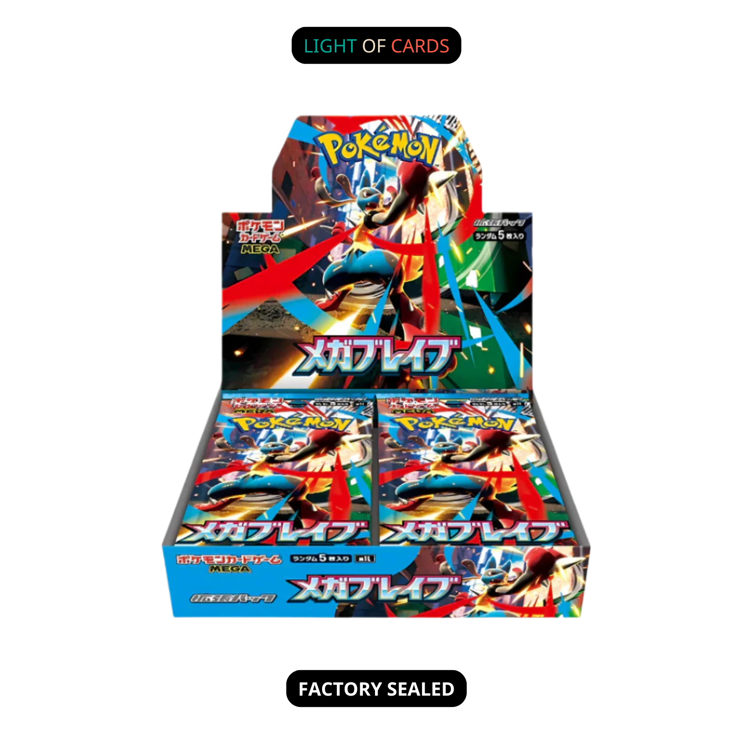 Pokémon TCG  - Mega Brave - M1L - Booster Box - JP