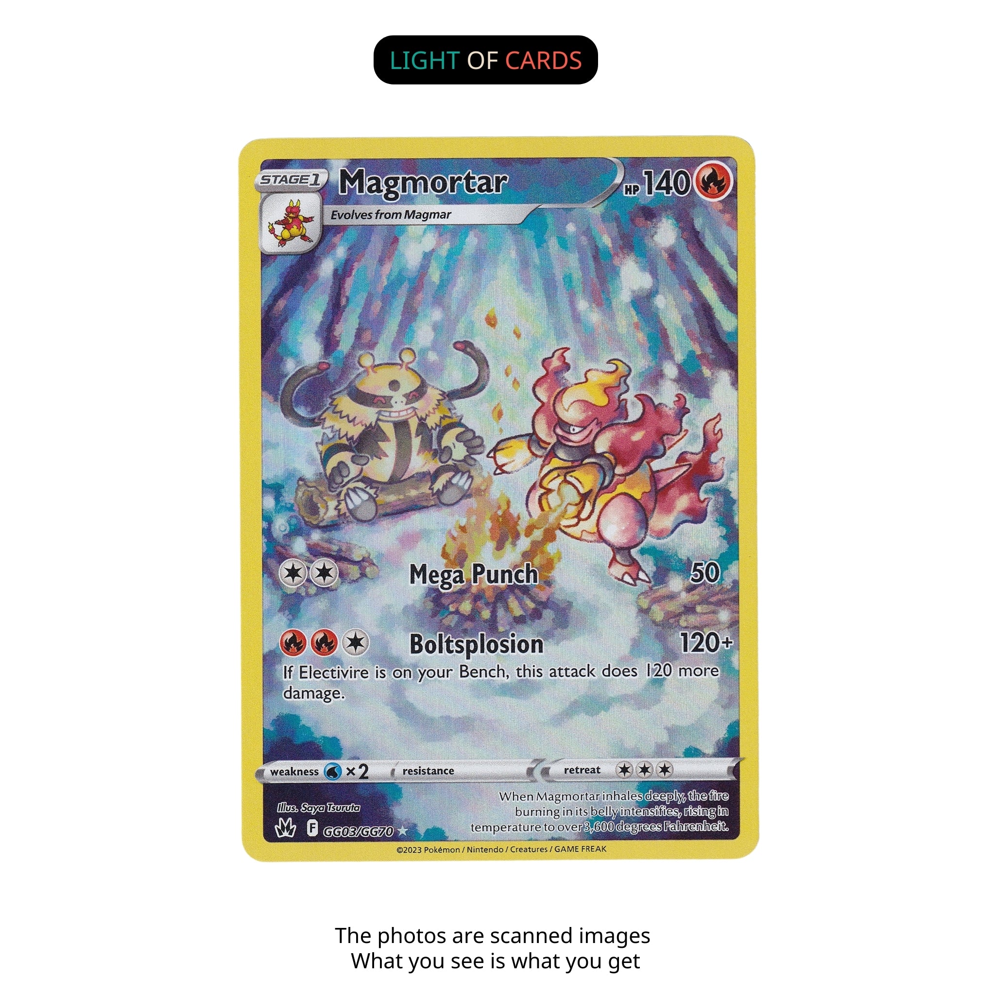 Pokémon TCG - Magmortar- GG03/GG70 - Holo
