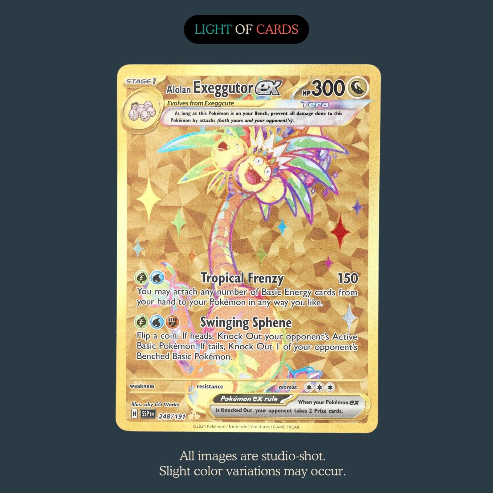 Pokémon TCG - Alolan Exegguto ex - 248/191 - Hyper Rare