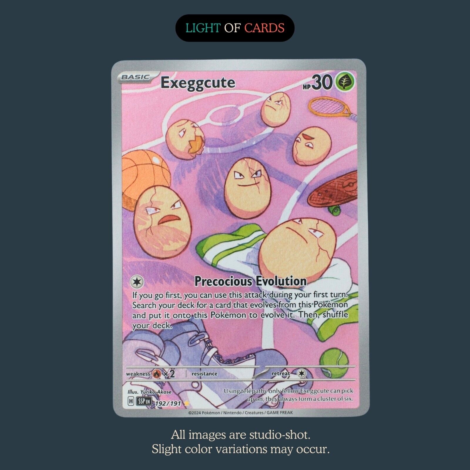 Pokémon TCG - Exeggcute- 192/191 - Illustration Rare