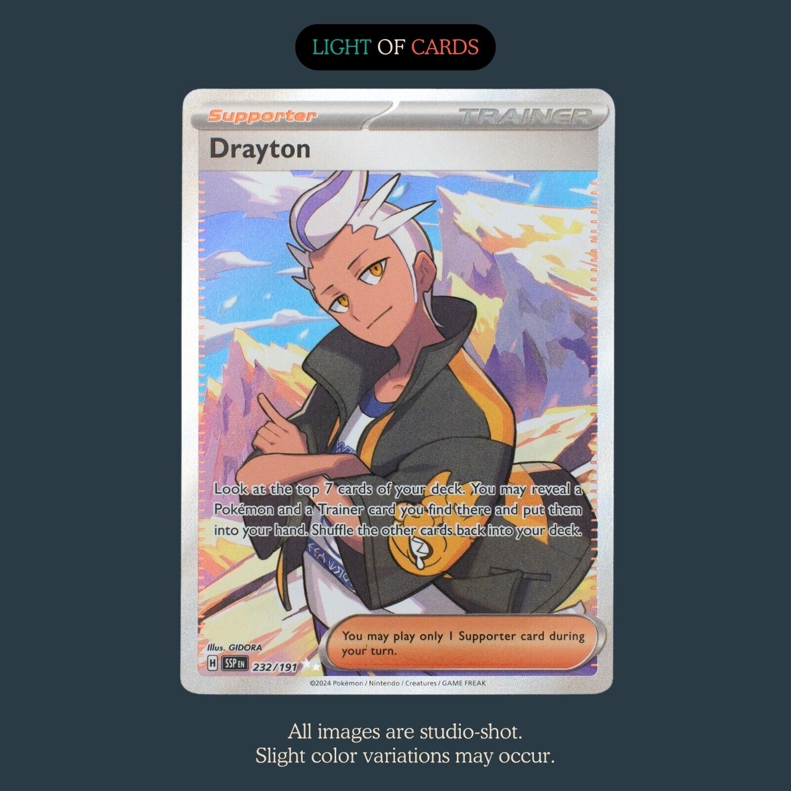 Pokémon TCG - Drayton - 232/191 - Ultra Rare - Surging Sparks