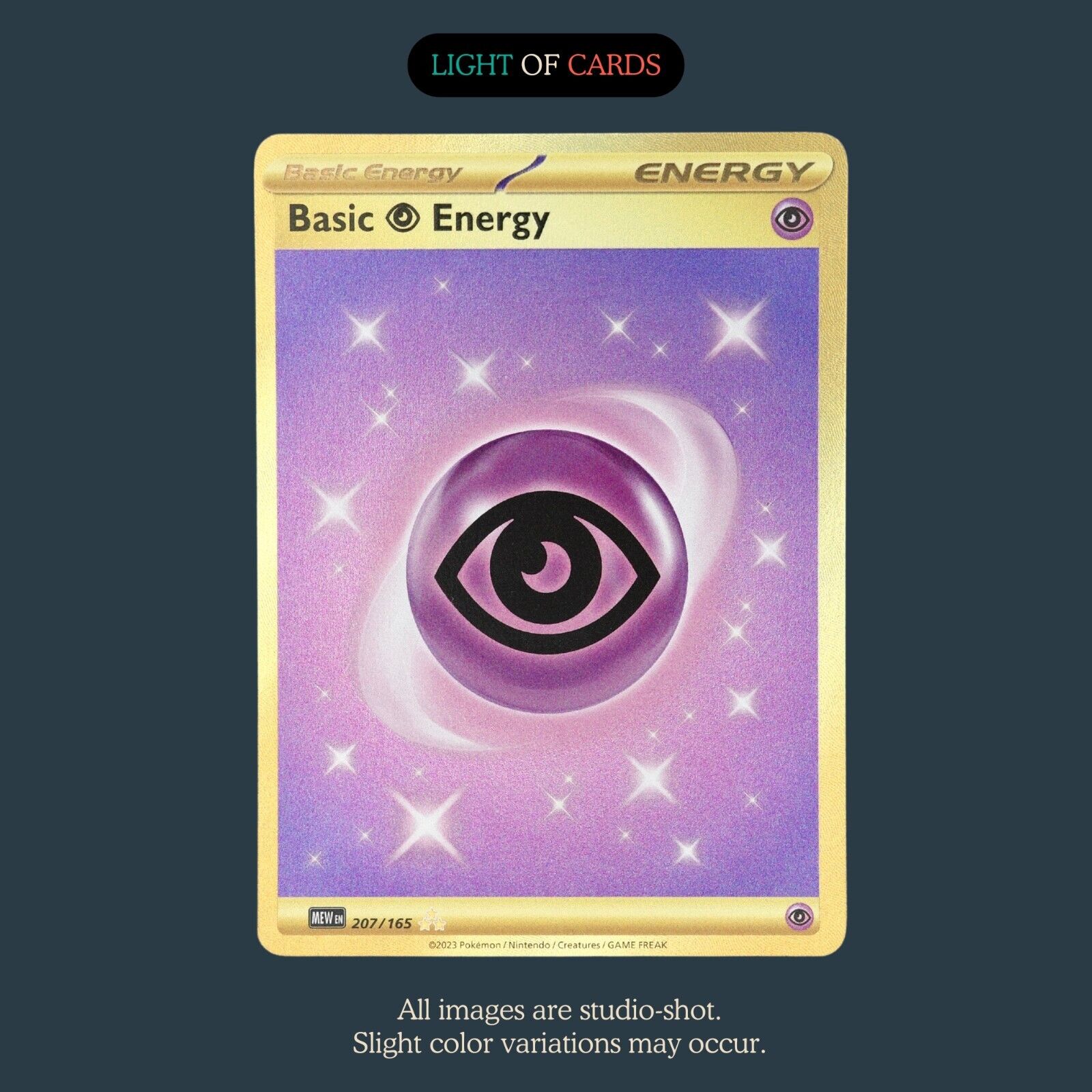 Pokémon TCG - Psychic Energy - 207/165 - Hyper Rare - Holo