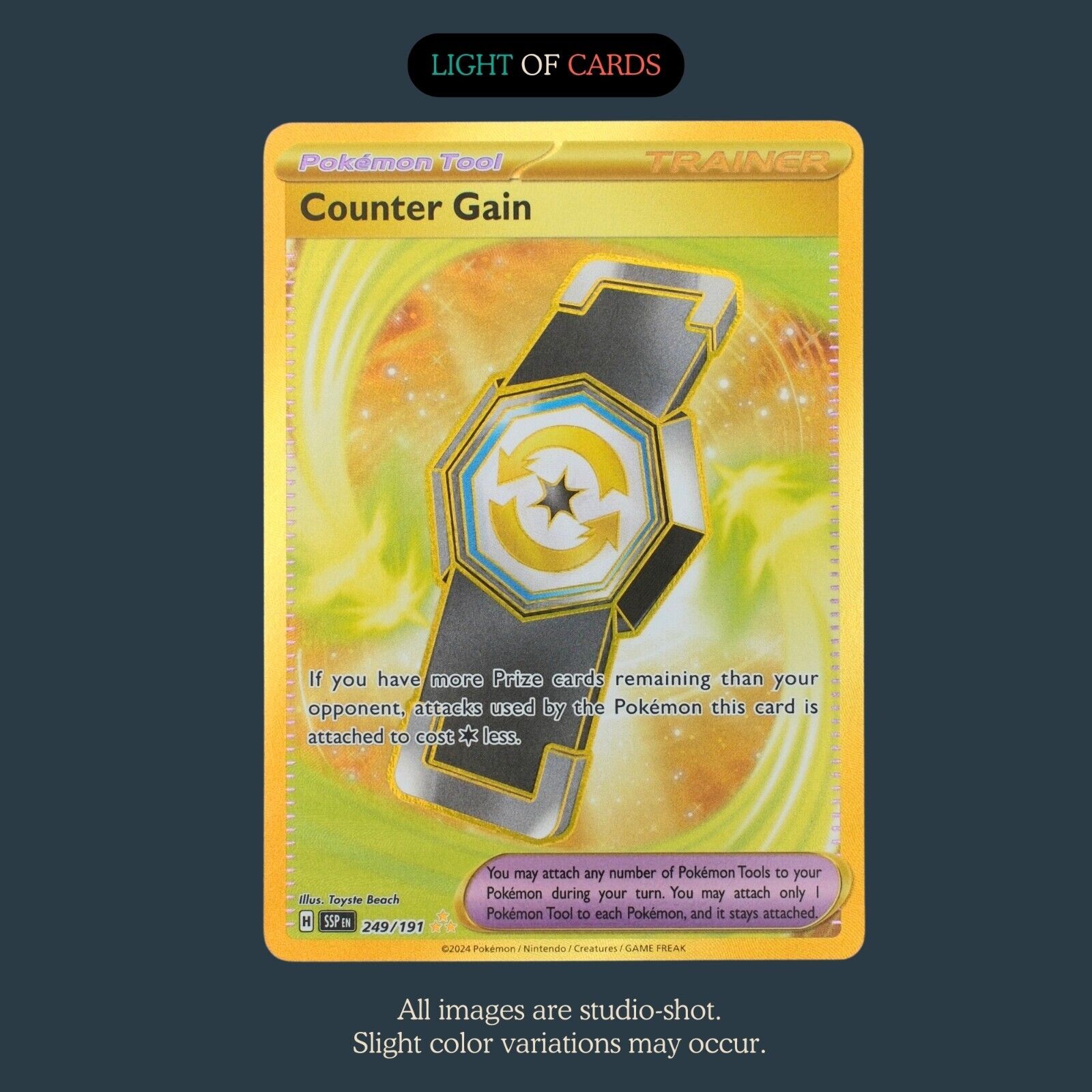 counter gain pokemon card Pokemon TCG - Surging Sparks - #169/191 - Counter Gain