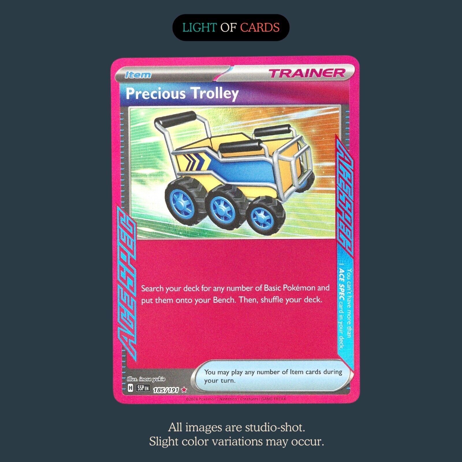 Pokémon TCG - Precious Trolley - 185/191 - ACE SPEC Rare