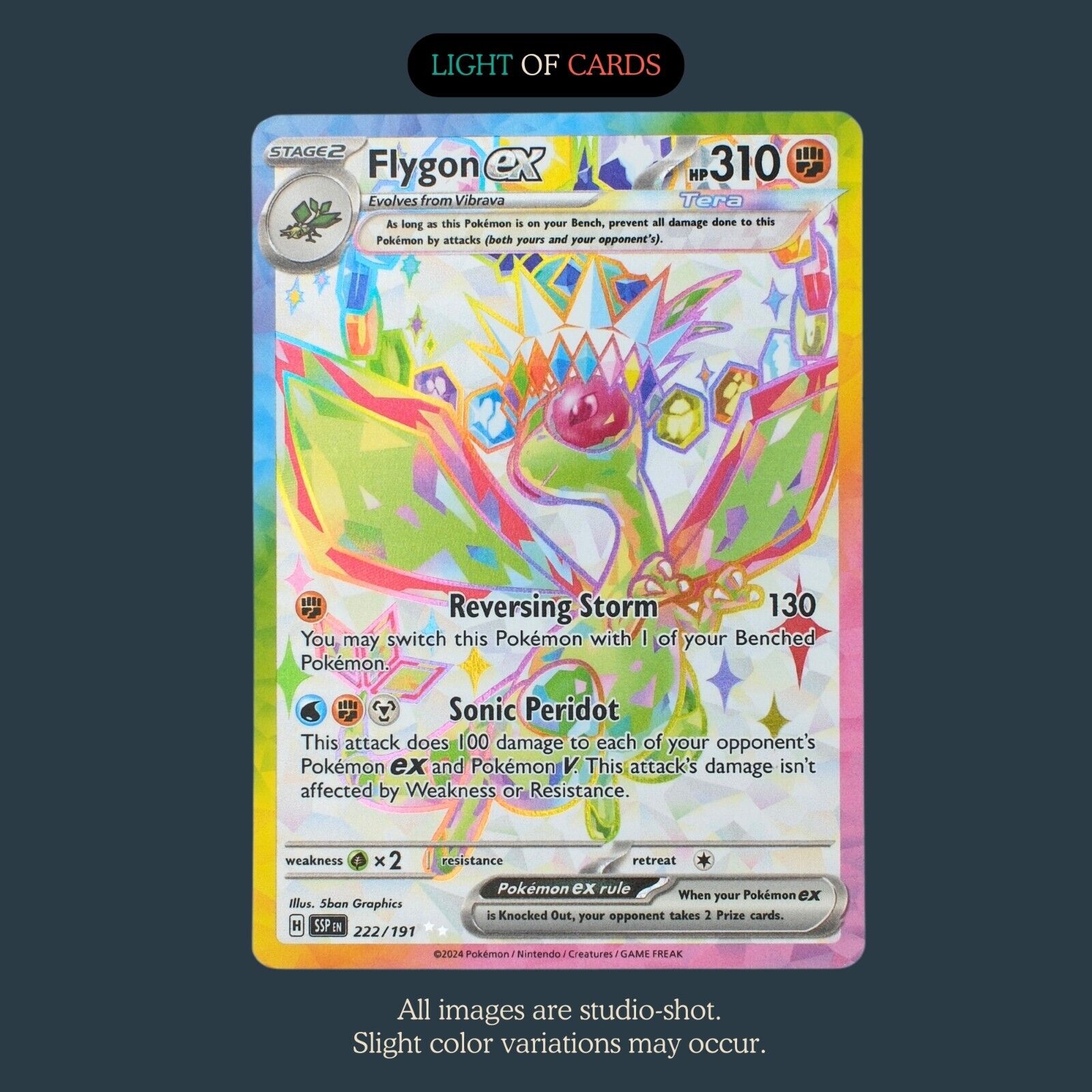 Pokmon TCG - Flygon ex - 222/191 - Ultra Rare - Full Art Light of Cards Pokmon TCG - Flygon ex - 222/191 - Ultra Rare - Full Art Light of Cards