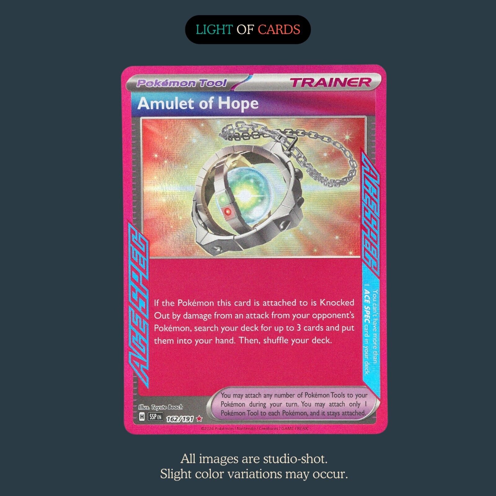 Pokémon TCG - Amulet of Hope - 162/191 - ACE SPEC Rare
