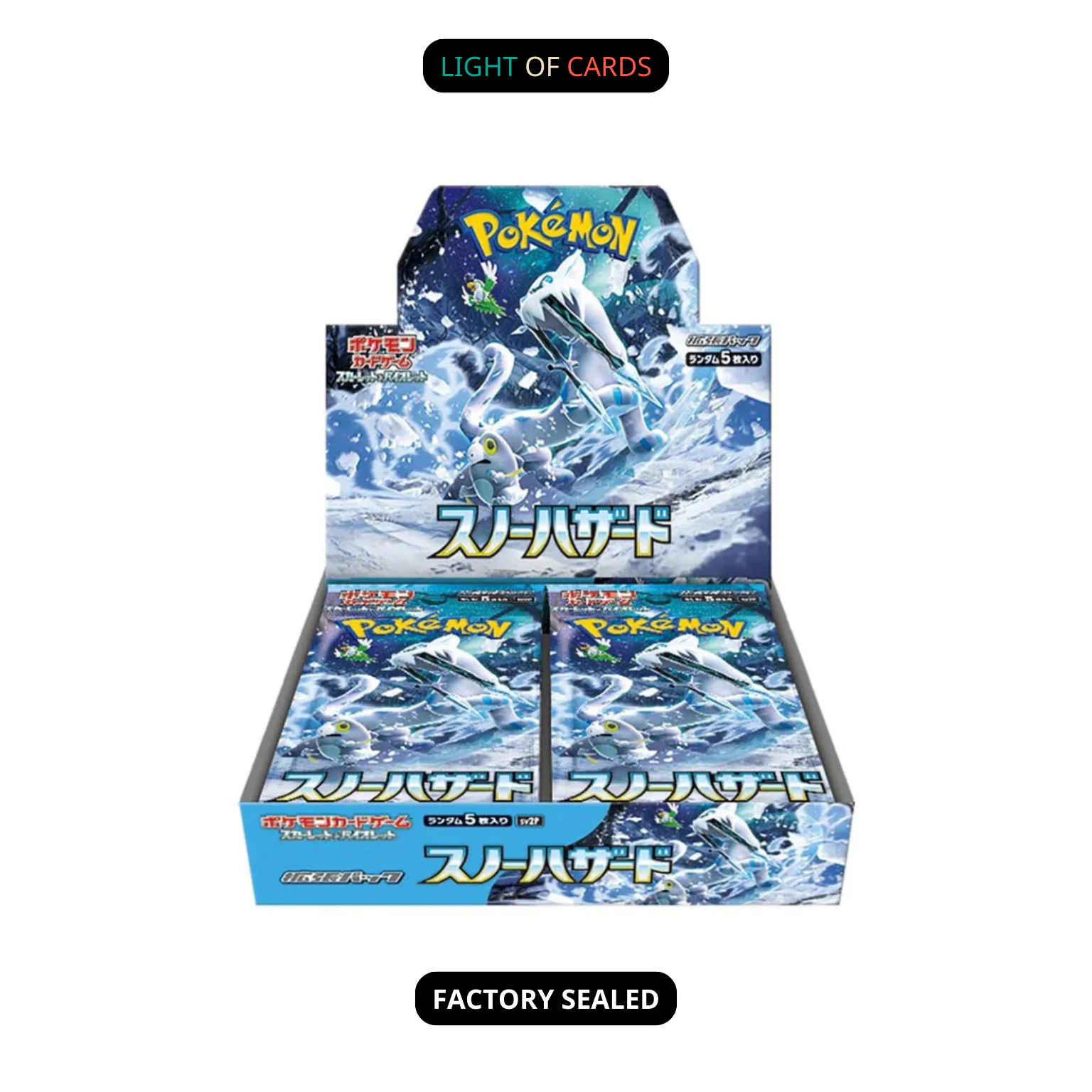 Pokémon TCG  - SV2P - Snow Hazard - Booster Box - JP