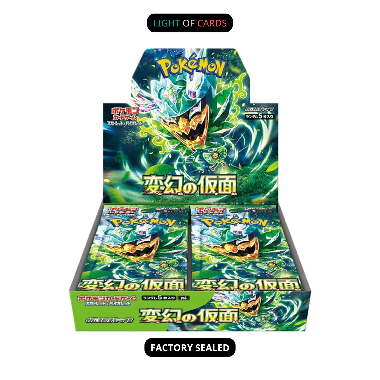 Pokémon TCG  - SV6 - Mask of Change - Booster Box - JP