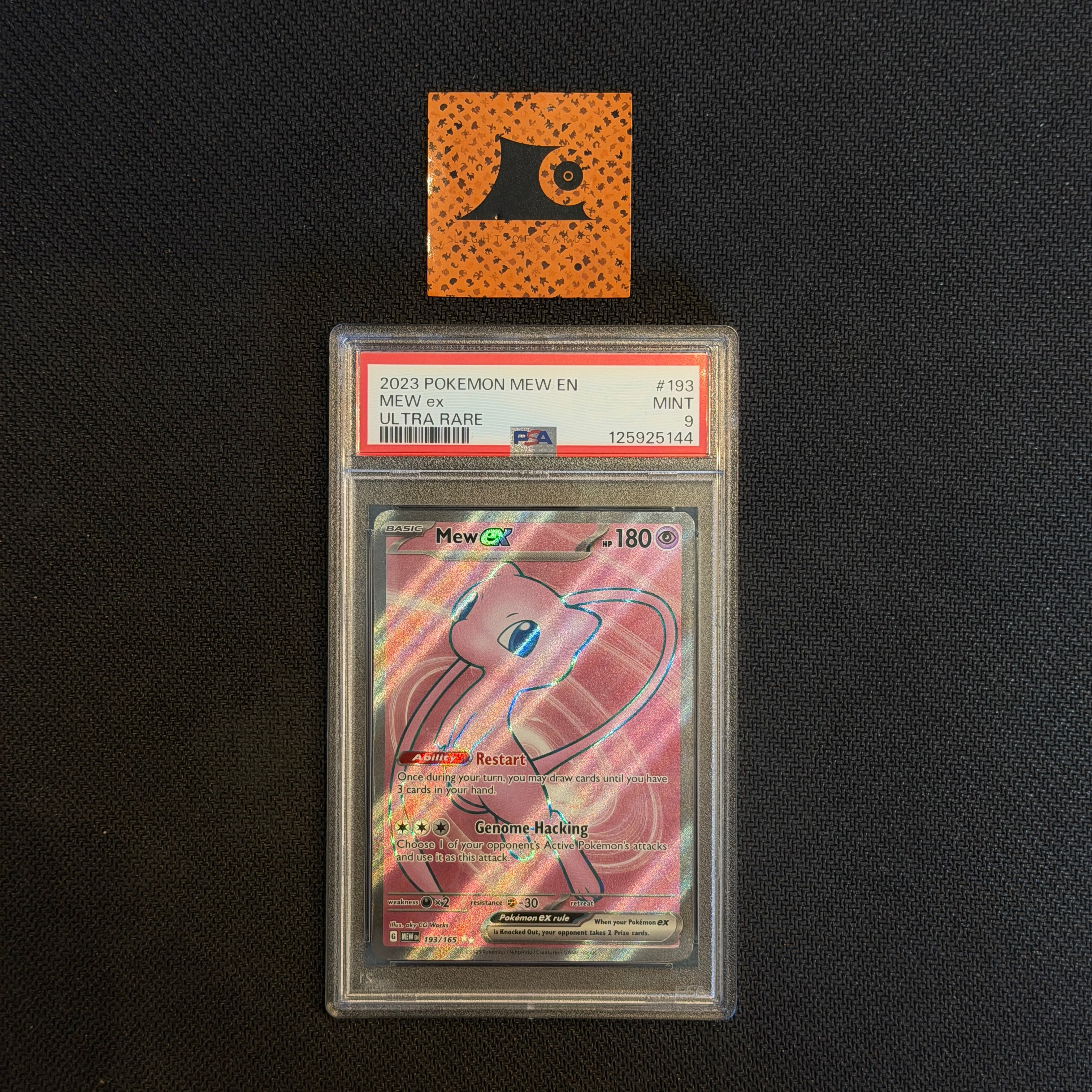 PSA 9] Pokemon TCG - Mew ex - 193/165 - 151 – Light of Cards