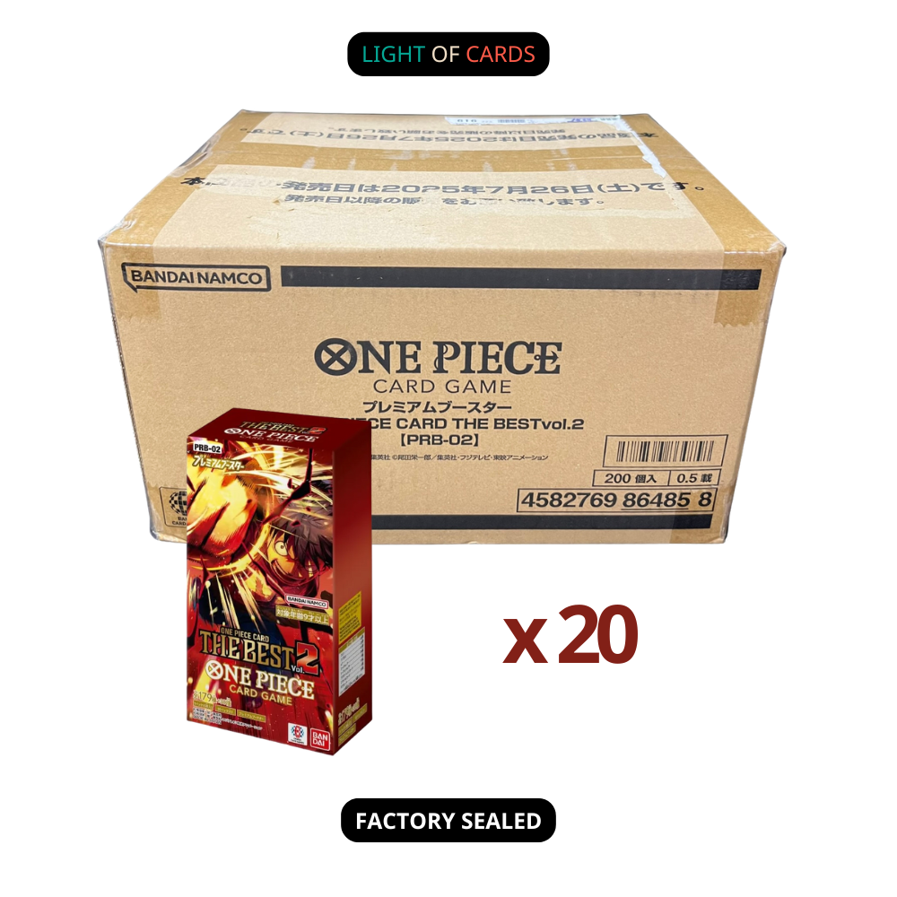 prb 2 booster box Sealed case] One Piece｜PRB-02 Premium Booster: The Best Vol.2 thundurus Style:Iron Valiant - Paradox Rift One Piece OP-09 Booster