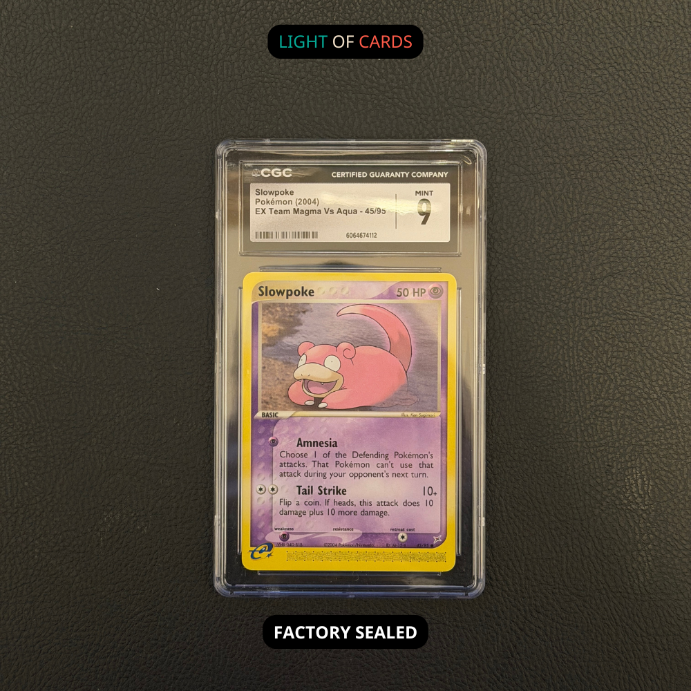 [CGC 9]Pokemon TCG - Slowpoke 45/95 EX Team Magma vs Team Aqua Reverse - EN