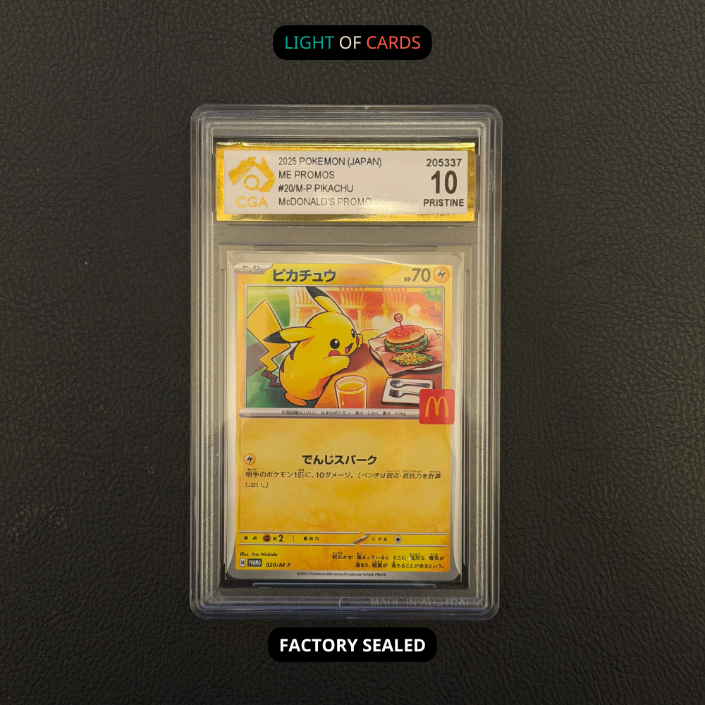 [CGA 10] Pokémon TCG - Pikachu 2025 McDonald's Promo 020/M-P - JP