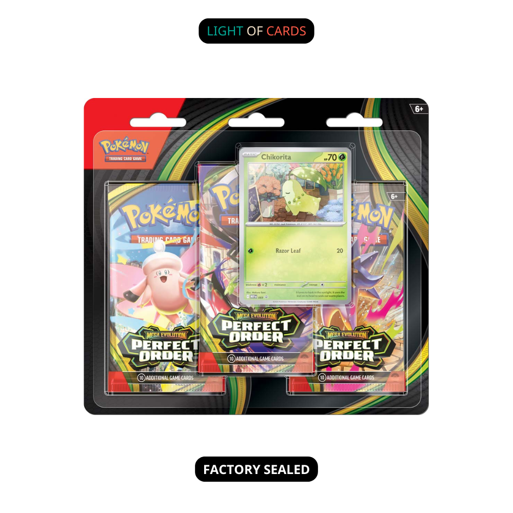 Pokémon TCG - Mega Evolution - Perfect Order Three-Booster Blister