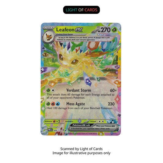 Pokemon TCG - Leafeon - 006/131 - Double Rare - Prismatic Evolutions