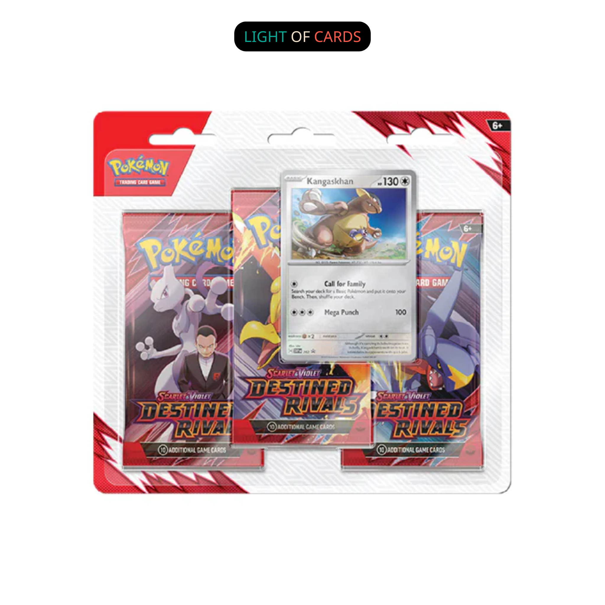 Pokémon TCG - Destined Rivals Blister - 3 Packs