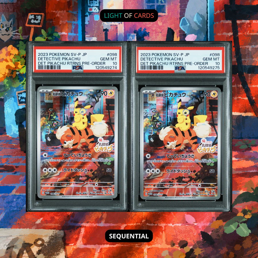 [PSA 10 - Sequential] Pokemon TCG - Detective Pikachu - 098/SV-P - JP