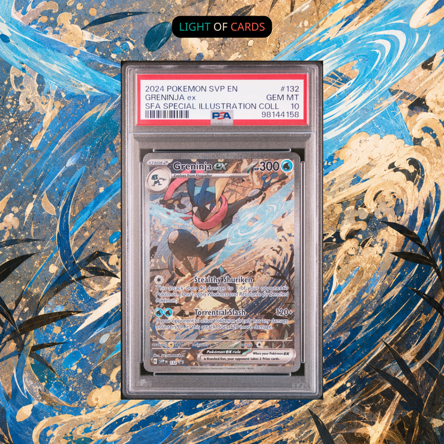[PSA 10] Greninja ex 132 Shrouded Fable SVP Special Illustration SFA POKEMON