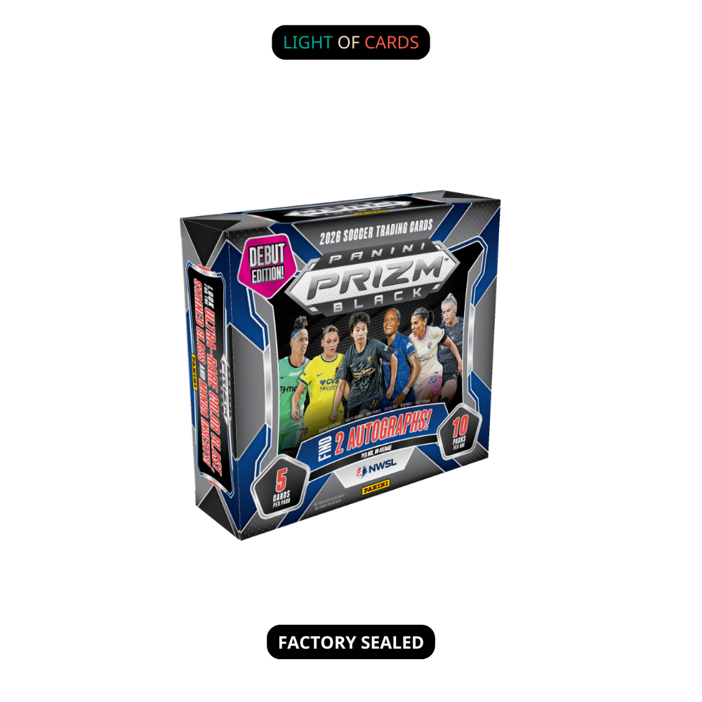Panini｜2026 Panini Prizm Black NWSL Trading Card Box