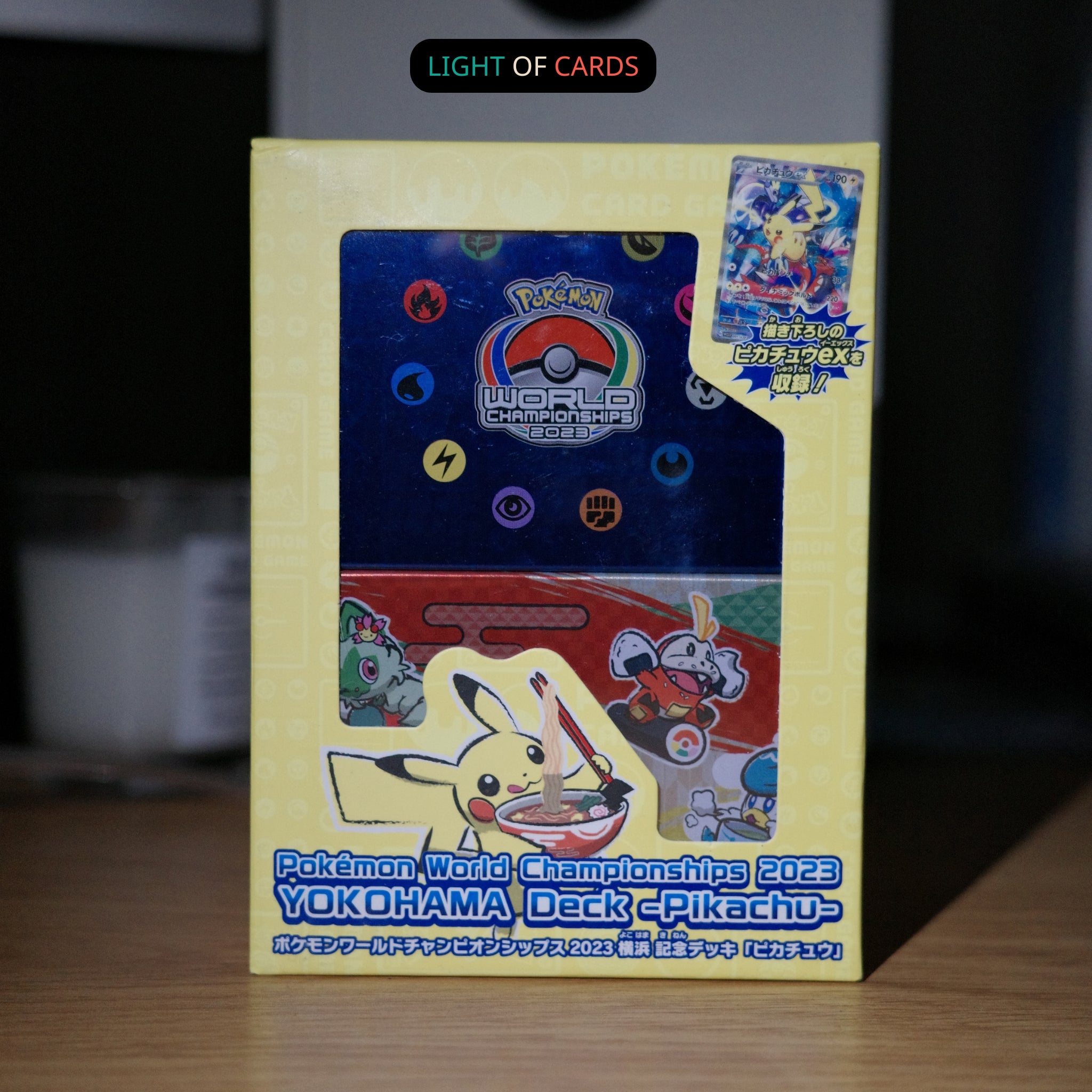 [Sealed]Pokemon World Championships 2023 Yokohama Deck Pikachu Promo Card