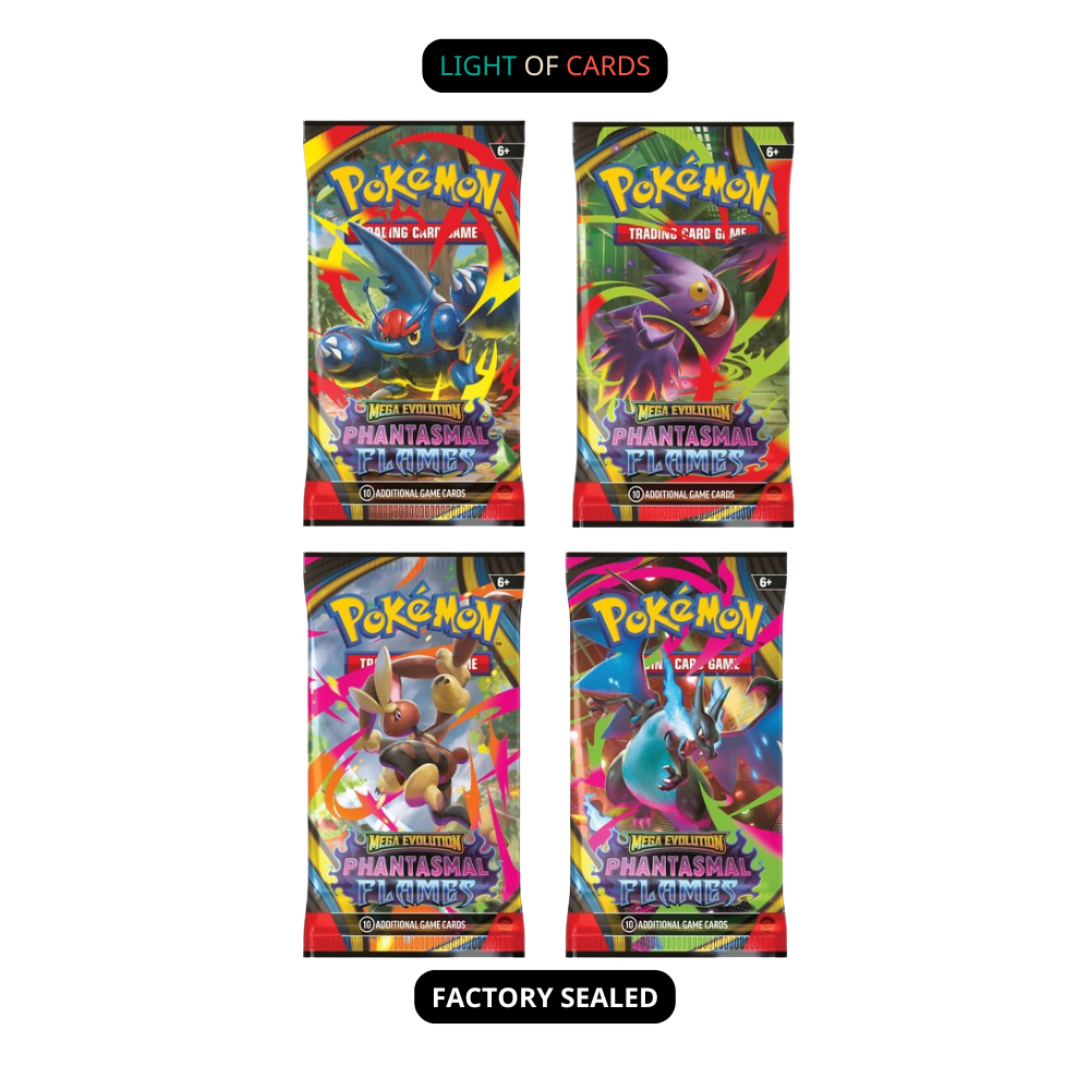Pokmon TCG - Mega Evolution Phantasmal Flames Booster Box Light of Cards Pokmon TCG - Mega Evolution Phantasmal Flames Booster Box Light of Cards