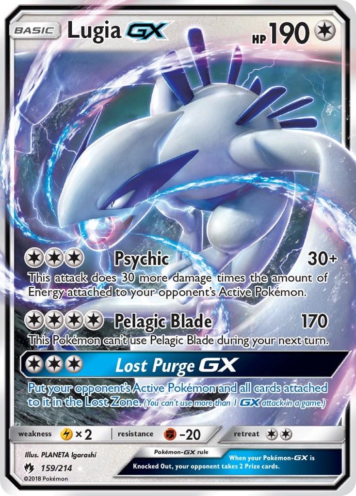 Pokémon TCG - Lugia GX - 159/214 - Lost Thunder