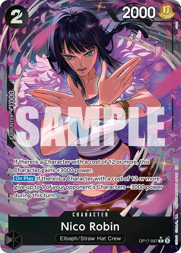 One Piece - Nico Robin [Alt Art] - OP17-087 - World's Strongest Warriors