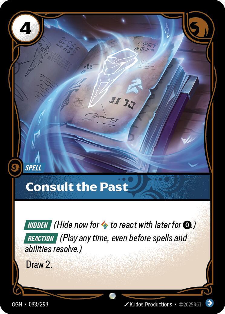 Riftbound TCG - Consult the Past - 083/298 - Origin