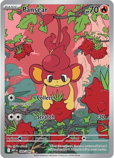 Pokémon TCG - Pansear - 099/086 - White Flare