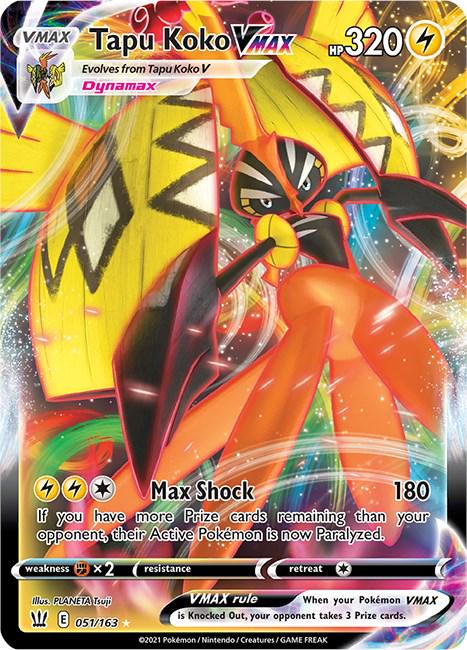 Pokémon TCG - Tapu Koko VMAX - 051/163 - Battle Styles