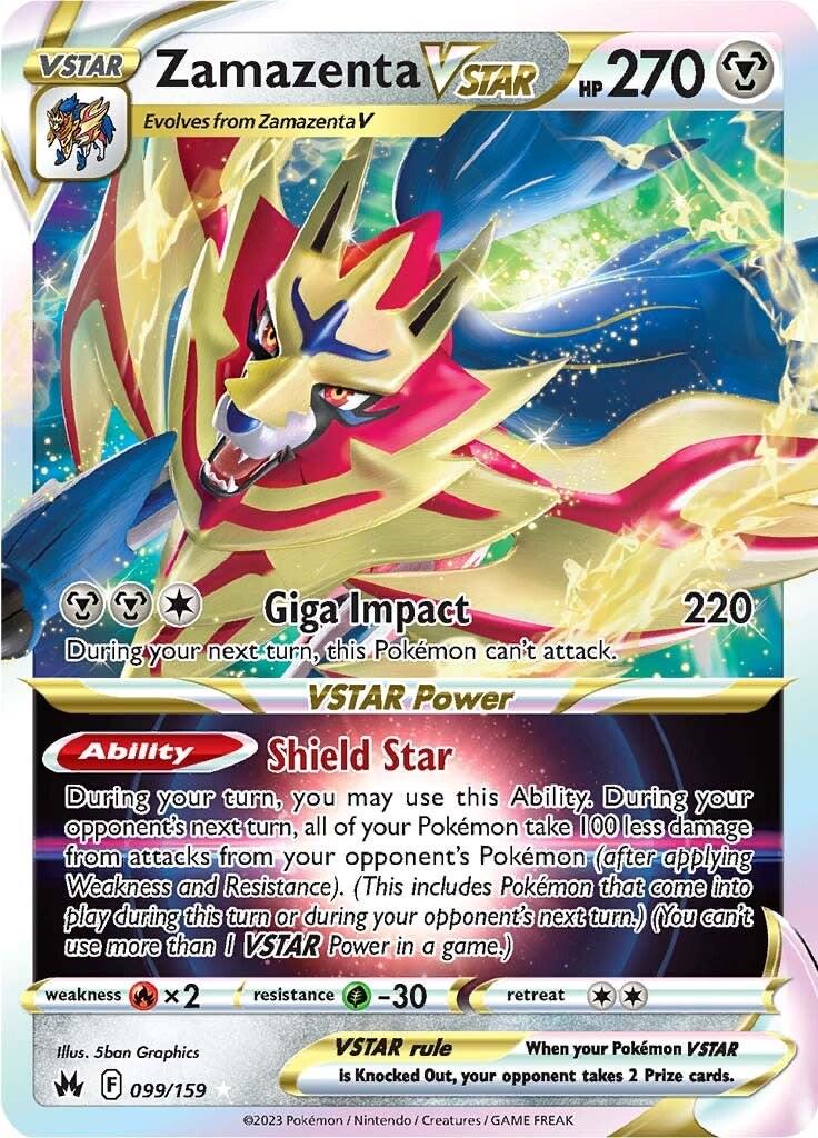 Pokémon TCG - Zamazenta VSTAR - 099/159 - Crown Zenith