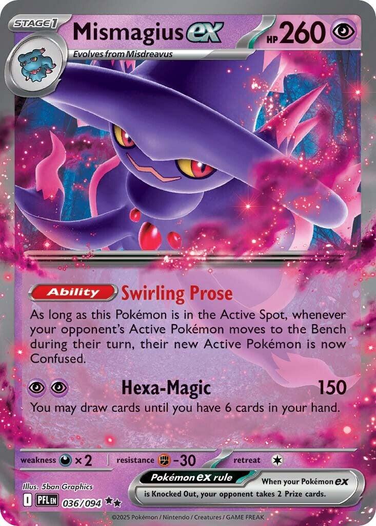 Pokémon TCG - Mismagius ex - 036/094 - Phantasmal Flames