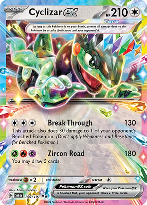 Pokémon TCG - Cyclizar Ex - 159/191 - Surging Sparks