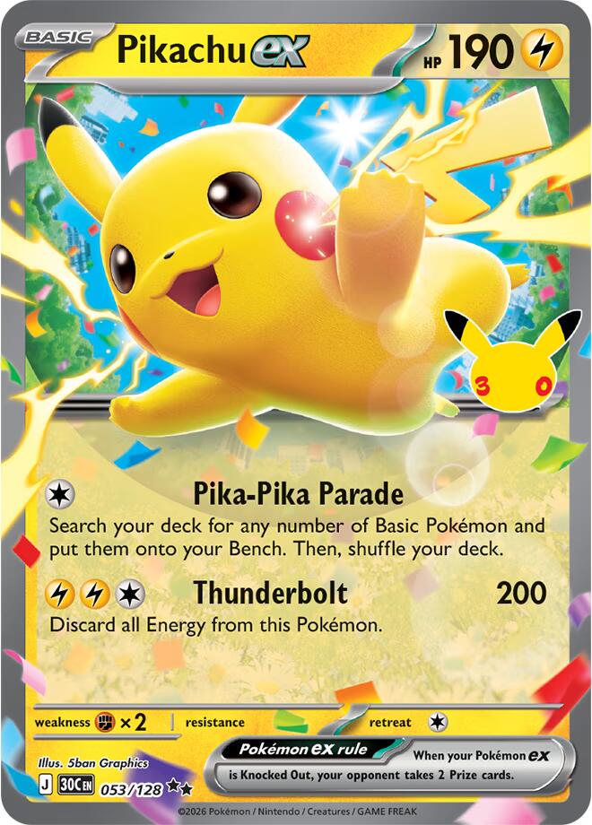Pokémon TCG - Bundle - M6a 30th Celebration - EN