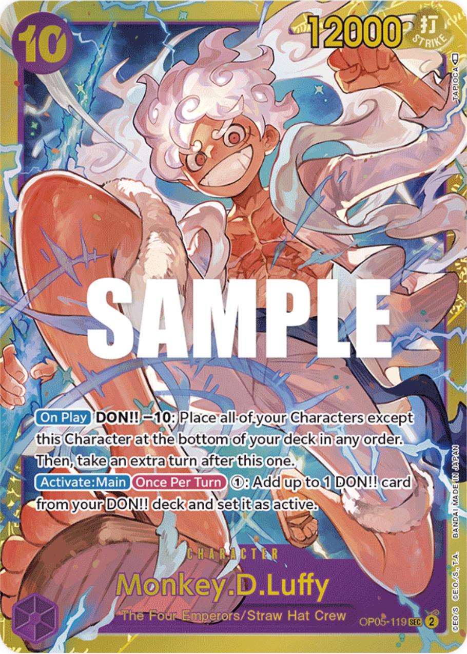 One Piece - Monkey.D.Luffy - OP05-119 - JP - Awakening of the New Era