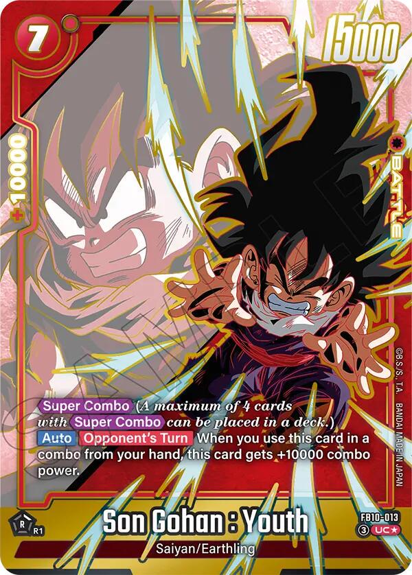 Dragon Ball - Son Gohan: Youth [Alt Art] - FB10-013 - Fusion World Cross Force
