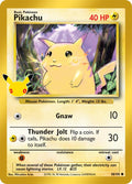 Pokémon TCG - Pikachu - 58/102- 30th Celebration