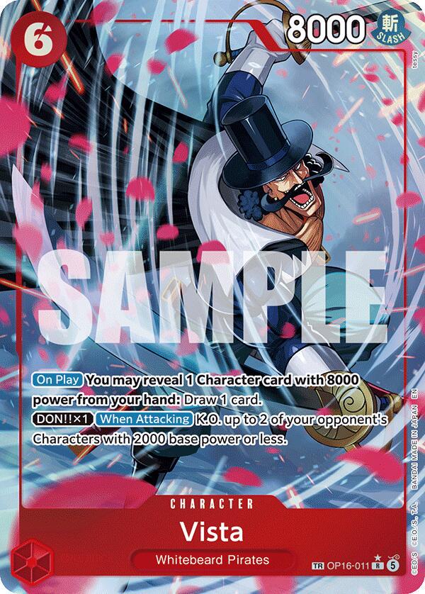 One Piece - Vista [Treasure Rare] - OP16-011 - The Time of Battle