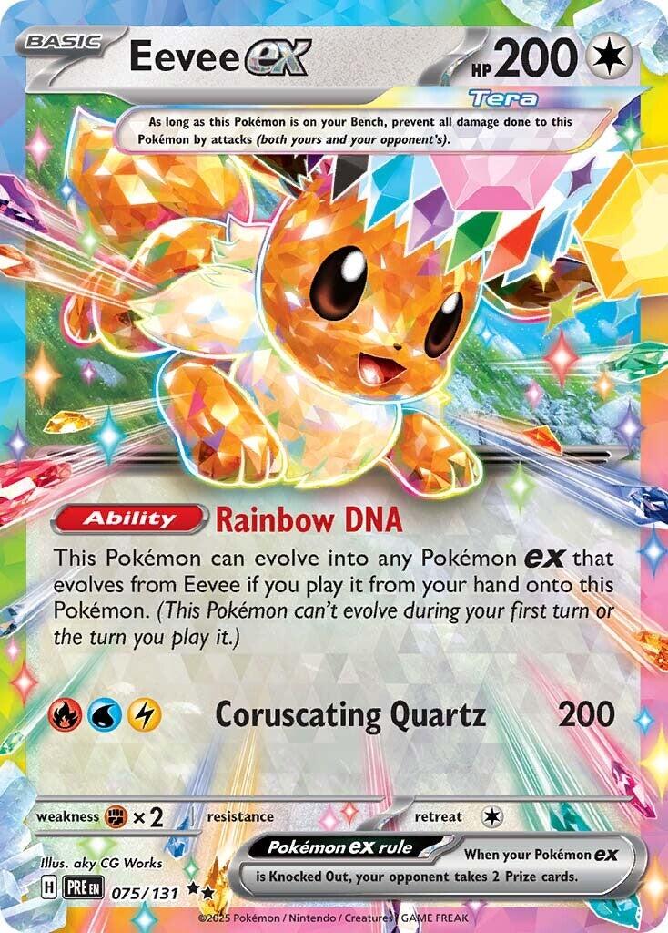 [Sealed] Pokemon TCG - Eevee ex - 075/131 -  Prismatic Evolutions
