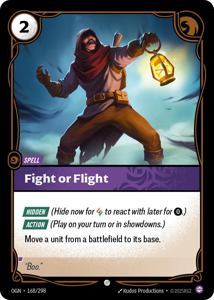 Riftbound TCG - Fight or Flight - 168/298 - Origin