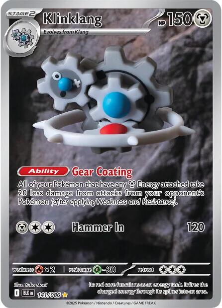 Pokémon TCG - Klinklang - 141/086 - Black Bolt