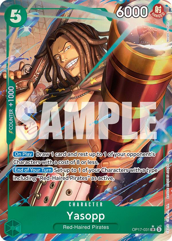 One Piece - Yasopp [Alt Art] - OP17-031  - World's Strongest Warriors