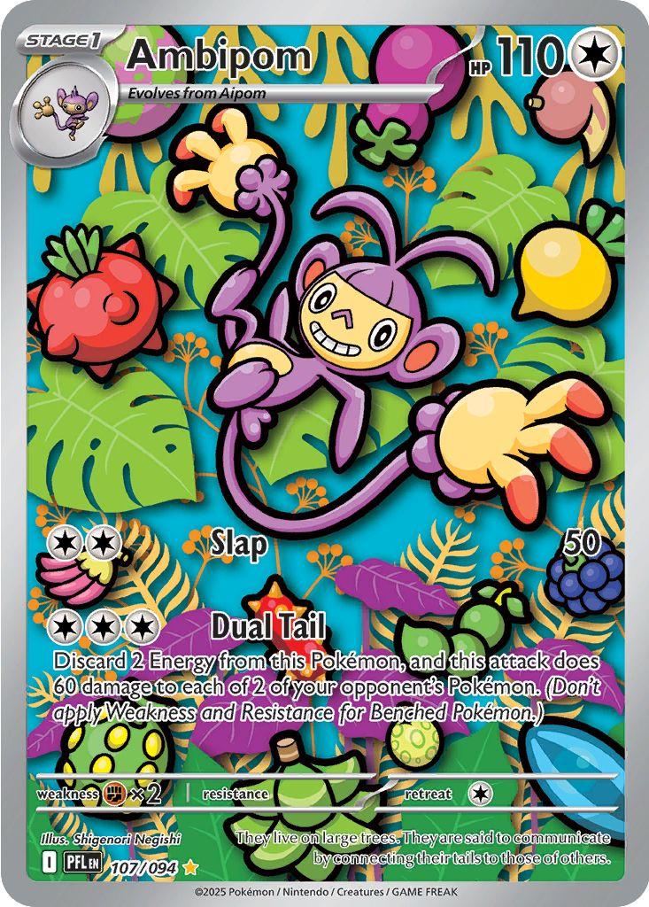Pokémon TCG - Ambipom - 107/094 -  Phantasmal Flames