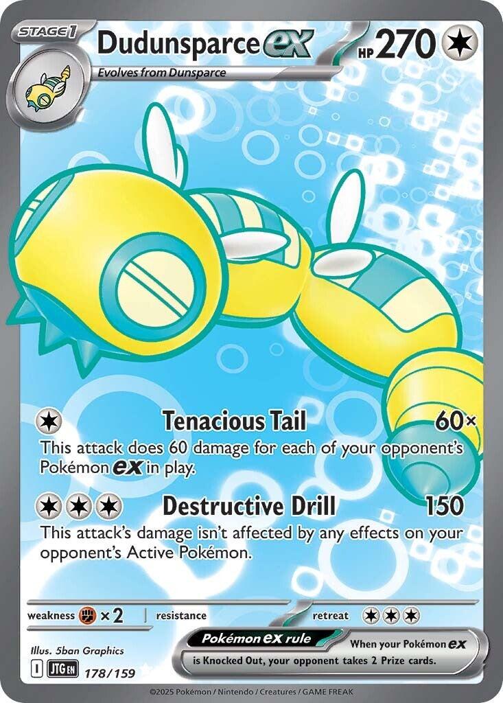 Pokemon TCG - Dudunsparce EX - 178/159 - Journey Together