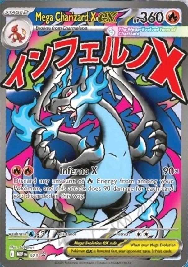 [Sealed] Pokémon TCG - Mega Charizard X Ex - 023 Promo