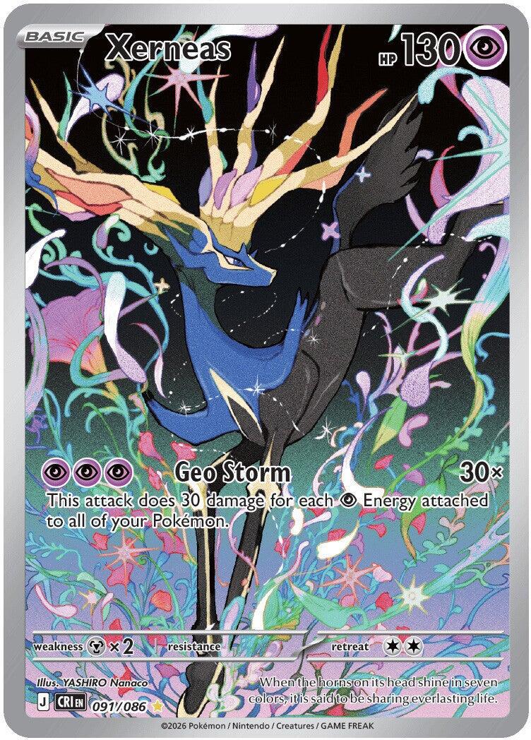 Pokémon TCG - Xerneas - 091/086 - Chaos Rising