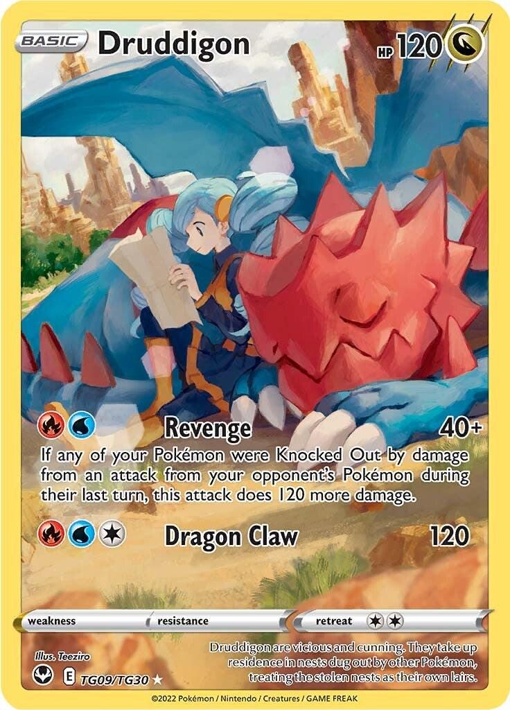 Pokémon TCG - Druddigon - TG09/TG30 - Silver Tempest